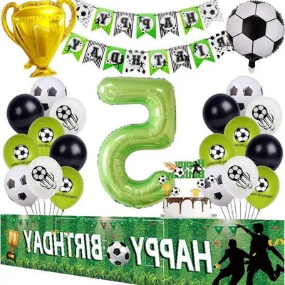 Productafbeelding van Famanu Voetbalset voor kinderen, 5 jaar - Groen thema