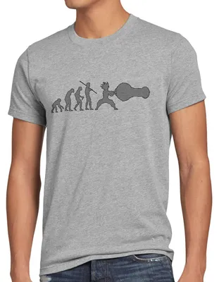 Produktbild von style3 Sayalution Herren T-Shirt Evolution Goku Dragon