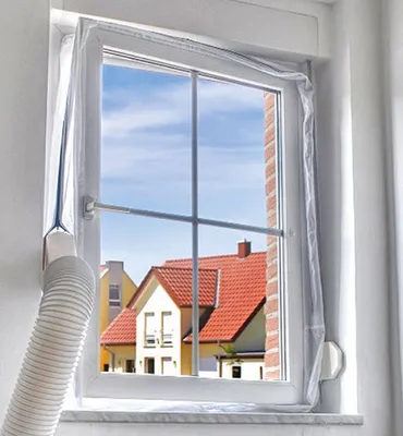 Produktbild von Be Cool BC01AIRSTPFE, Fensterabdichtung, Weiß, 1 Stück(e), 270 mm, 300 mm, 50 mm