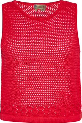Image de Débardeur ebeeza pour femmes - rouge, S