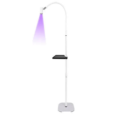 Obrázek produktu pro UV světlo na řasy, nastavitelný příkon, flexibilní husí krk, zástrčka EU, bílá barva