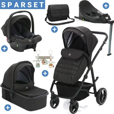 Produktbild von Fillikid 4in1 Kombi-Kinderwagen-Set Fill Jaguar