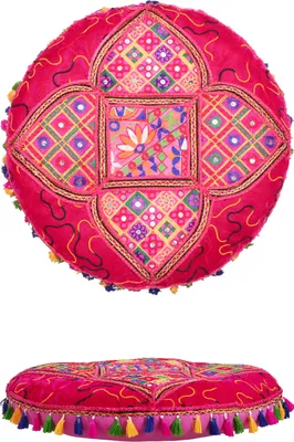 Produktbild von Orientalische Bodenkissen Sitzkissen Dekoration Bahri Pink