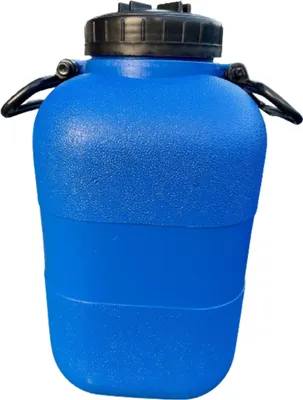 Produktbild von Weithalsfass 15 Liter Sauerkrautfass Kunststoff Regen Fass Gepäcktonne Camping blau