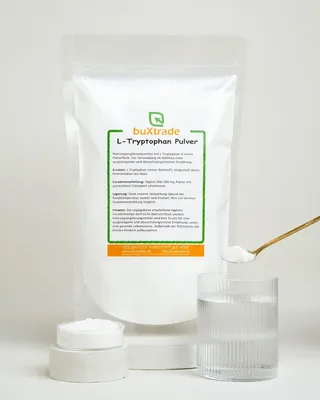 Produktbild von 2 kg Tryptophan Pulver | Tryptophane | L-Tryptophan | Buxtrade | Pulver