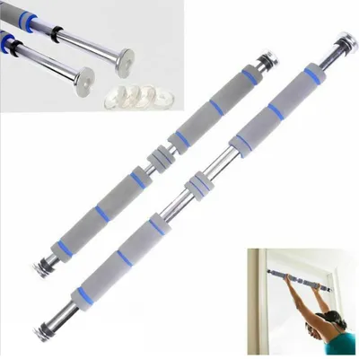 Obrázek produktu pro Elzusha - Nastavitelná hrazda na shyby pro domácí použití, rozsah 80-115 cm