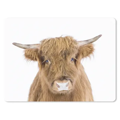 Produktbild von MuchoWow® Mauspad Mousepad Schottischer Hochländer - Tiere - Braun - Natur 23x19 cm - Mousepads - Maus Mat - Pad - Mausunterlage - Schreibtischunterlage - Mauspad