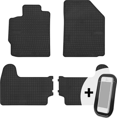 Produktbild von Gummimatten Auto Fußmatten Automatten Passgenau 4-teilig Set - passend für Toyota Yaris II 2005-2011