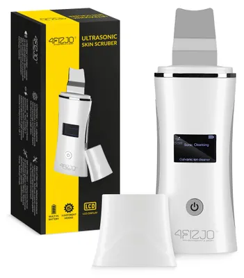 Produktbild von 4FIZJO USS01 Ultraschall-Peelinggerät 5 Modi EMS IPX5 weiß