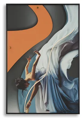 Obrázok produktu pre LED obraz "Tanečník" od spoločnosti Mauro Ferretti, viacfarebný, 60x90 cm