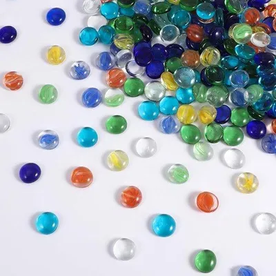 Produktbild von Glassteine 500 g bunte Dekosteine für Basteln, Dekoration und Spiele