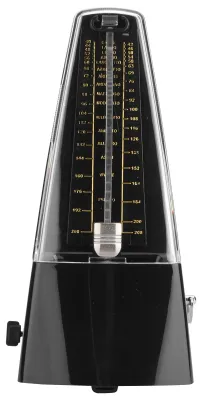 Image de Métronome mécanique, universel, classique, électronique, pour piano, batterie, basse, violon, noir