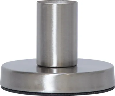 Immagine prodotto di Base per lampada "Glans" con attacco E27, metallo spazzolato, argento, H 8,5 cm