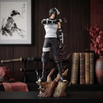 Produktbild von Naruto Shipuden Uchiha Itachi Actionfigur 24 cm – Anime Sammlerfigur, KI-generiertes Bild