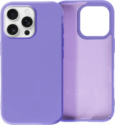 Produktbild von Avizar, Halbsteife Soft Touch Silikon Handyhülle für iPhone 16 Pro, Violett