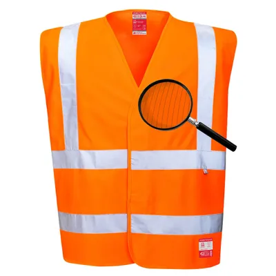 Immagine prodotto di Gilet antistatico ad alta visibilità Portwest FR71 - arancione ignifugo taglia L/XL