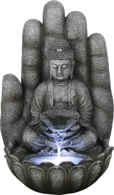 Zdjęcie produktu dla Fontanna wodna Buddha Calm, polyresin z pompą