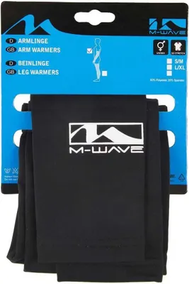 Produktbild von M-wave Logo Beinwärmer Schwarz S-M Herren Schwarz S-M