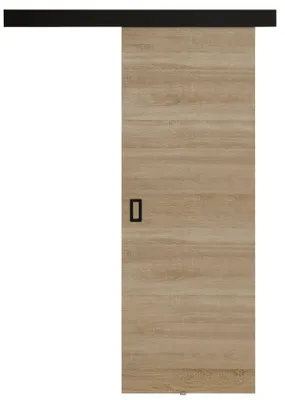 Produktbild von KIER FURNITURE Schiebetür Komplettset WERDI Sliding Door, Raumteiler Schiebetür Brown 76x205x1,6 cm