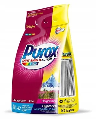 Zdjęcie produktu dla Purox Proszek do prania kolorów, 10 kg