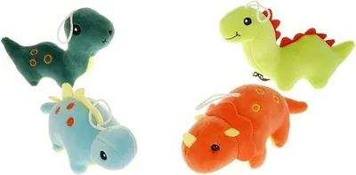 Obrázek produktu pro Brelok pluszowy dinozaur 15cm (12szt)