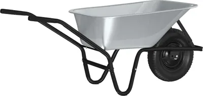 Obrázok produktu pre Vozík Strieborná a čierna 141 x 60 x 57 cm Oceľ