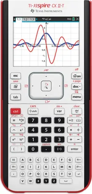 Image de TEXAS INSTRUMENTS TI-Nspire CX II-T Grafikrechner schwarz/weiss (NSCX2/TBL/3E14)