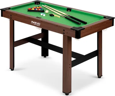 Obrázek produktu pro Neo-Sport NS-807 Biliardový stůl, 122 × 61 × 76 cm, tmavě hnědý