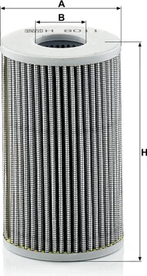 Obrázok produktu pre Filter, Arbeitshydraulik MANN-FILTER H 8011