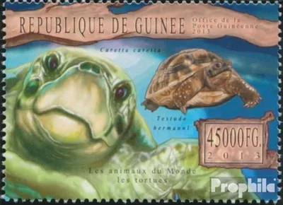 Produktbild von Briefmarken Guinea 2013 Mi 9812 (kompl. Ausgabe) postfrisch Schildkröten