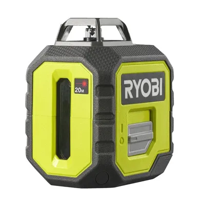Produktbild von Ryobi RB360RLL Laser-Wasserwaage, 360°, rot, 20 m, selbstnivellierend, 4°, Klasse 2 <1 mW