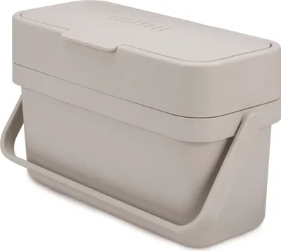 Produktbild von Joseph Joseph Compo™ 4 Leicht zu füllender Bioabfalleimer - 4 Liter - Steingrau