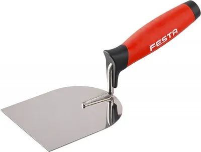 Obrázek produktu pro Gipserspachtel 100 mm Maurerkelle mit Softgriff - rostfrei