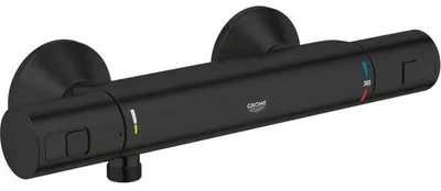 Image de Grohe Quickfix Precision Start mitigeur thermostatique de douche noir 345942430