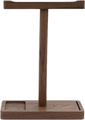 Immagine prodotto di Supporto da scrivania - Portacuffie - Organizzazione - Bordi rialzati - Altezza 28 cm - Rovere nero