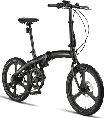 Produktbild von Licorne Bike Phoenix 2D Cross 20 Zoll Aluminium Faltrad Klapprad Scheibenbremse Discbremse Faltfahrrad Herren Damen 7 Gang Kettenschaltung Folding City Bike Alu-Rahmen