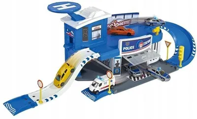 Produktbild von Majorette Creatix Polizeistation 2-stöckiges Parkhaus Spielset