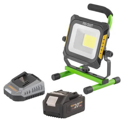 Imagen del producto de Procraft LP20 Foco LED recargable 20 V IP 20 + 1 batería 4,0 Ah + cargador