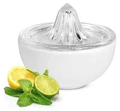 Productafbeelding van Citruspers met Porseleinen Kom - 500 ml - Glas