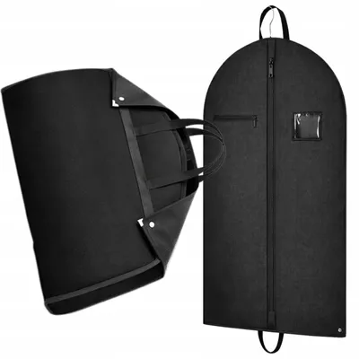 Obrázok produktu pre EDIBAZZAR | Ochranný obal na cestovný vak na oblečenie 60 x 120 cm, čierny