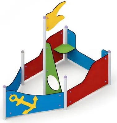Produktbild von Spielplatz Piratenboote Freizeitplatz Spielzeugboote Segelspielzeug Naturspiel