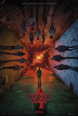 Immagine prodotto di Stranger Things 4 - Teaser - Stampa poster - Dimensioni 61x91,5 cm