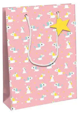 Image de Clairefontaine 32466-2C Clairefontaine Geschenktüte "Einhörner", mittel
