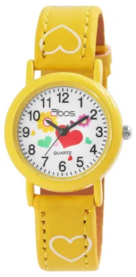 Produktbild von QBOS Kinder Armbanduhr Luca Luca, silberfarbig, Mineralglas