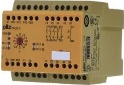 Produktbild von Pilz Sicherheitsschaltgerät PNOZ V 30s 24VDC 3n/o 1n/c 1n/o t Betriebsspannung 24