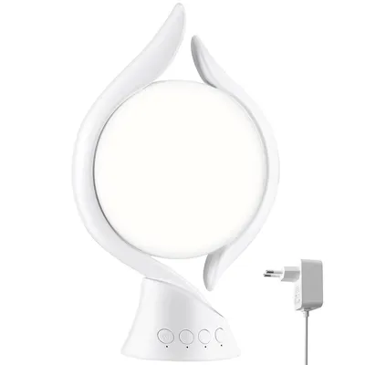 Produktbild von Tageslichtlampe 10.000 Lux, Schreibtischlampe mit Lichttherapie, 3 Farbtemperaturen, 5 Helligkeitsstufen,Dimmer & Timer, für Lesen, Büro & Zuhause