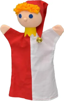 Productafbeelding van Handpop Kasper Vilda, 27 cm