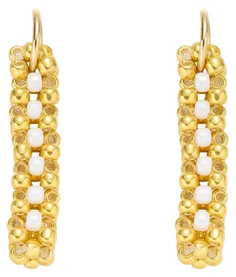 Image de Solidchoice - Supports pour lettres, idéaux pour la création de bijoux, avec des perles en verre dorées