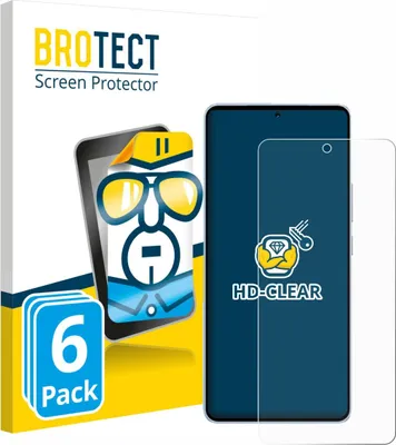 Produktbild von 6x Für Vivo iQOO Neo 10 Schutzfolie BROTECT Displayschutz Display Schutz Folie Klar Transparent