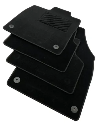 Image de Tapis de sol noirs en velours pour VW ID.3, compatibles avec la Cupra Born, tapis d'origine